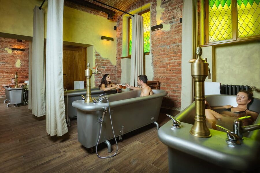 Prague: The Largest Beer SPA with Unlimited Beer Consumption - A beer spa with a proper Czech twist