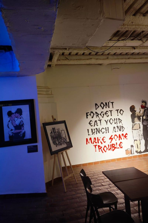 Prague: The World of Banksy Immersive Experience Ticket - What you see first: familiar images and new discoveries