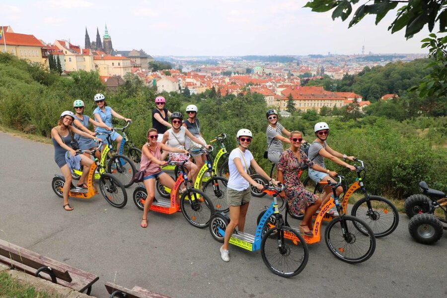 Prague: Tour by Electric Scooter or Cruiser eBike - Charles Bridge and Prague’s narrowest alley