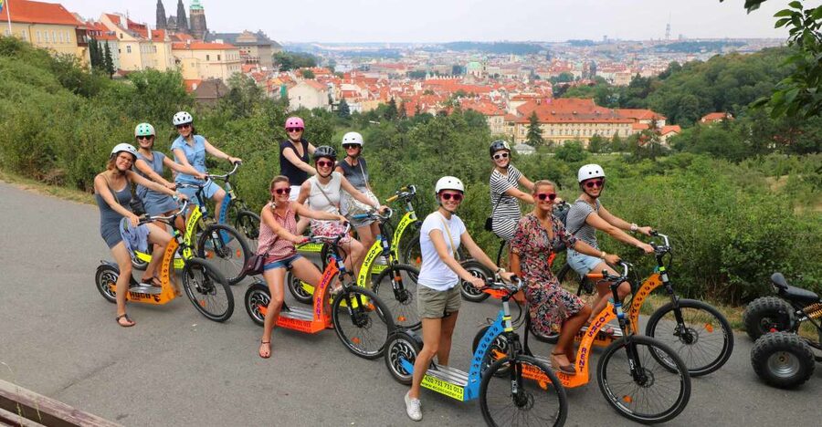 Prague: Tour by Electric Scooter or Cruiser eBike - Prague Castle and the Castle District