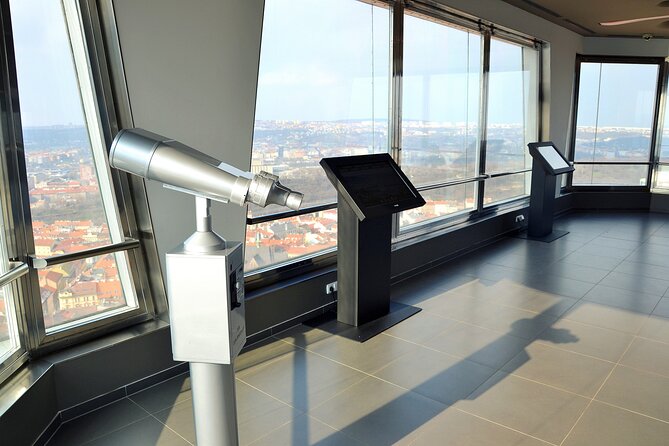Prague TV tower - Observatory - Reaching the Žižkov Television Tower