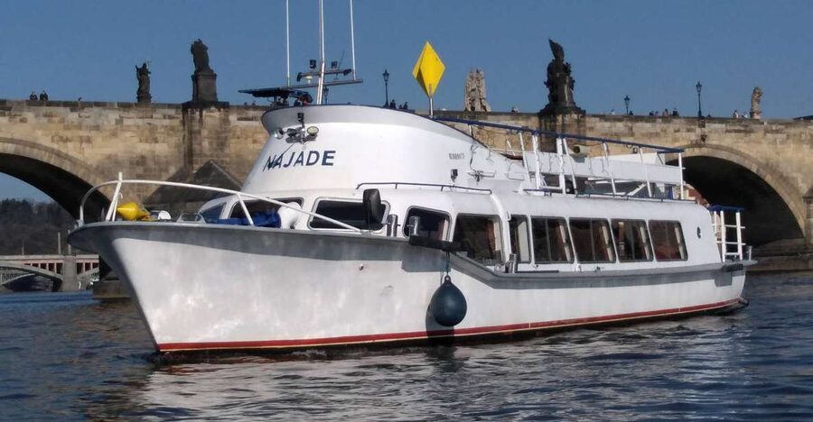 Prague: Vltava River Private Boat Party with Drinks - A private party with Prague as the backdrop
