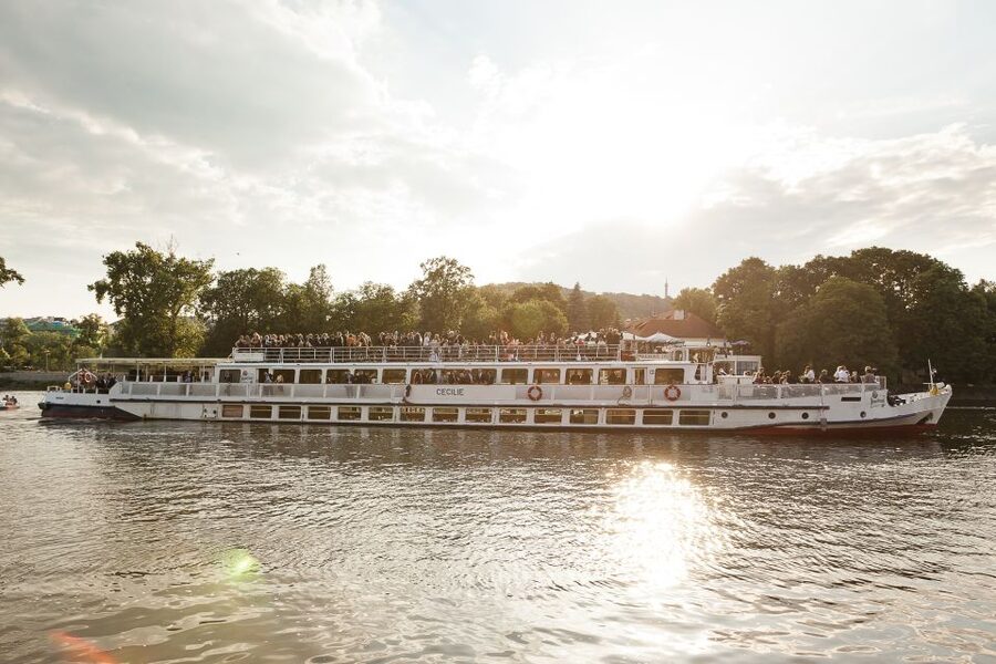 Prague: Vltava River Sightseeing Cruise - Commentary, maps, and the lack of a live guide