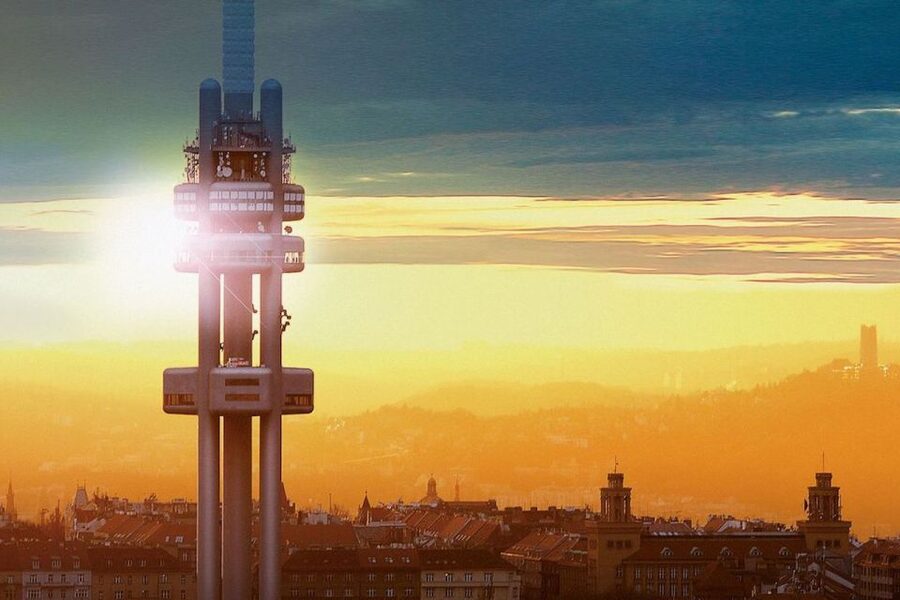 Prague: Žižkov TV Tower Observatory Entry Ticket - Cabin one: great towers around the world