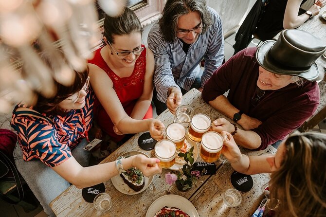 PRIVATE 4 Hour Tour: Czech Beers & Tapas in Prague's Local Areas - New Town, the National Museum, and a changing city