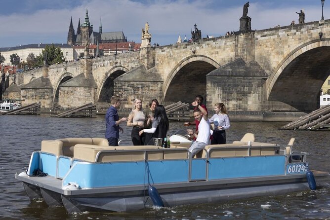 Private Boat Cruise With Unlimited Beer - Passing beneath Charles Bridge