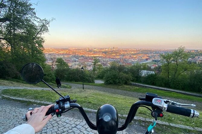 Private live-guided E-Scooter TOURS around Prague - Wenceslas Square and the Powder Gate