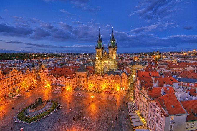 Private & Personalized Prague Night Tour with a Local Guide - Old Town Square after dark