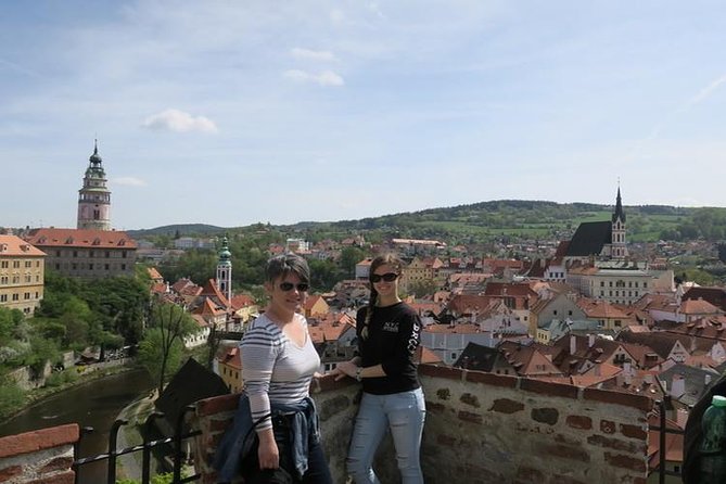 Private transfer in a Sanitized Car Prague to Vienna with 2h stop Cesky Krumlov - Leaving Prague in a private car
