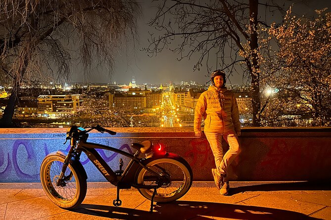 Retro Style E-Bike Night Tour in Prague - Live Guided - Old Town Square and the Astronomical Clock