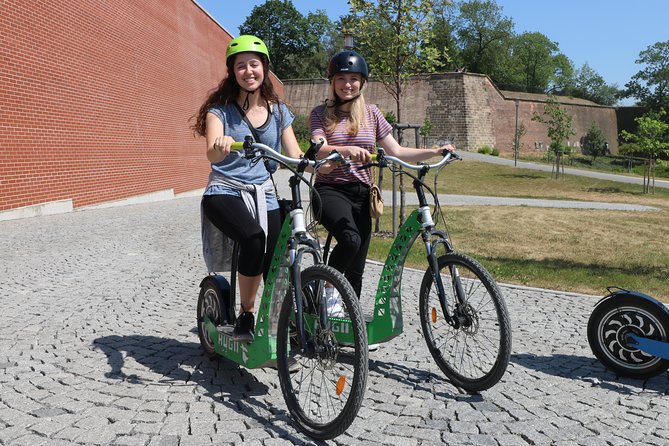 Scenic Panoramic views e-Scooter/ eBike Guided Tour of Prague - Why a scooter is useful in hilly Prague