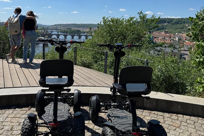 Scooter tours to Prague Castle and views. - Letná Park and the city from above