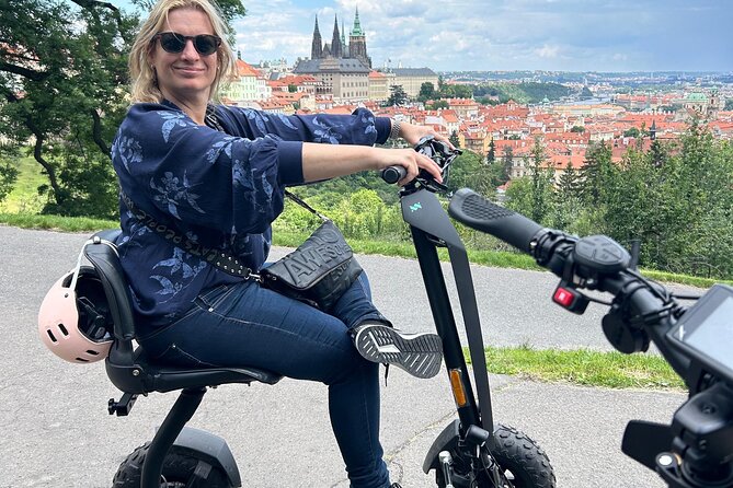 Scooter tours to Prague Castle and views. - Lennon Wall and the narrow street option