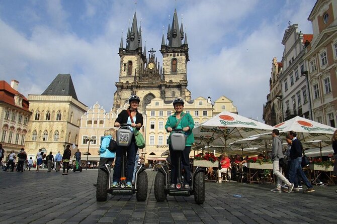 ️ Segway Fun Tour of Prague to Castle and Strahov Monastery viewpoint & Brewery - Riding through the park