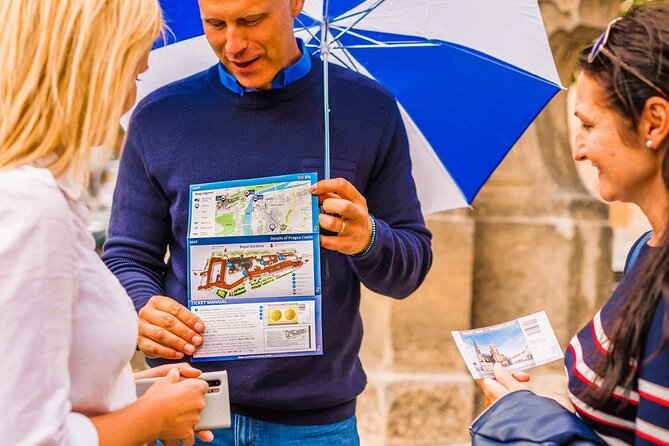 Skip the Line: Prague Castle Ticket and Introductory Overview - Finding the representative near St. Vitus Cathedral