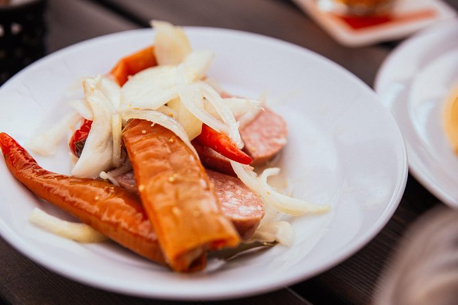 The 10 Tastings of Prague With Locals: Private Food Tour - The Žižkov television tower and smoked cheese at the market