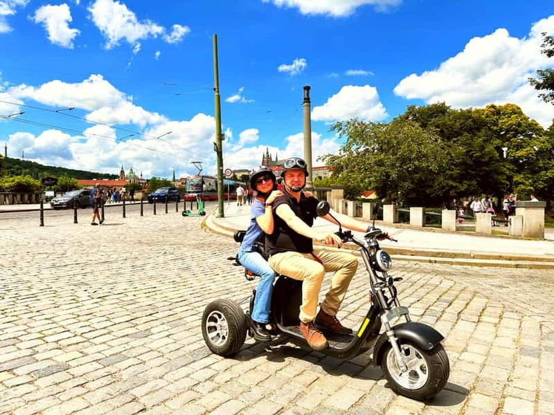 The best Trike Bike Prague city tour - Starting near the Japanese Embassy