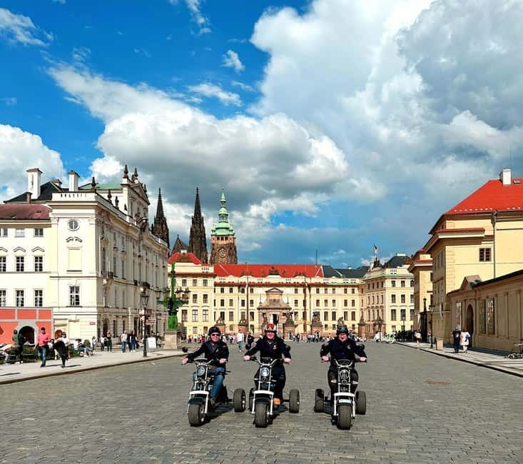 The best Trike Bike Prague city tour - Kafka Museum and the unnamed photo stop