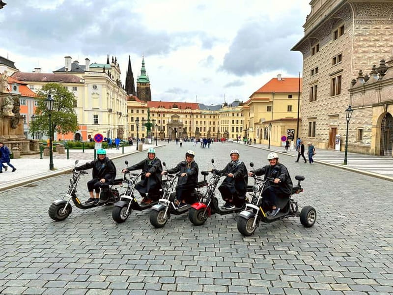 The best Trike Bike Prague city tour - Charles Bridge from several useful angles
