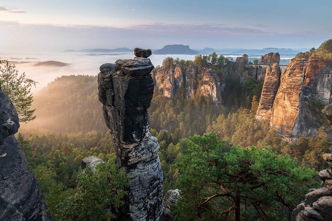 Top Full-Day Adventure: Bohemian & Saxon Switzerland from Prague - The long approach to Pravčická Gate