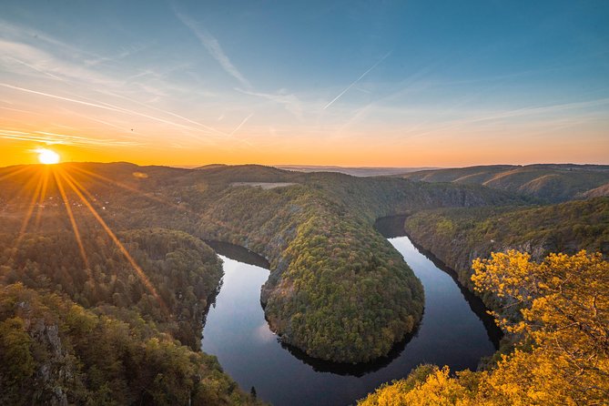Trip to Viewpoint Maj Czech Horseshoe Bend - Leaving Prague for Vyhlidka Maj