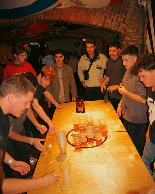 Ultimate Unlimited Beer Pong with Czech Beer - Group size and the question of opponents