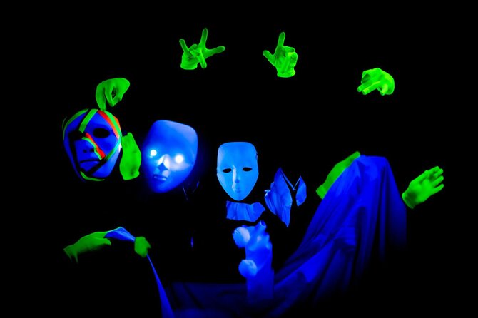 Underground Black Light Theatre Interactive Show in Prague - Who will enjoy this Prague evening most