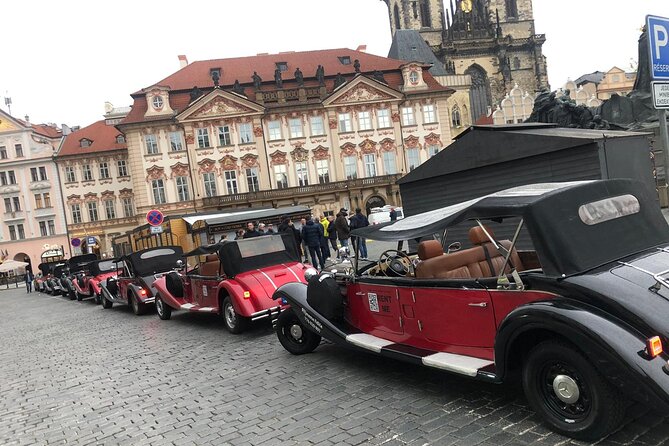 Vintage Cars Prague - Grand City Tour 150min / 1-6 pers. 2,5hrs - Powder Tower, National Museum, and the New Town