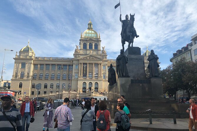 Walking Tour in Prague with Local Historian - Art Nouveau, an upside-down horse, and a quiet garden
